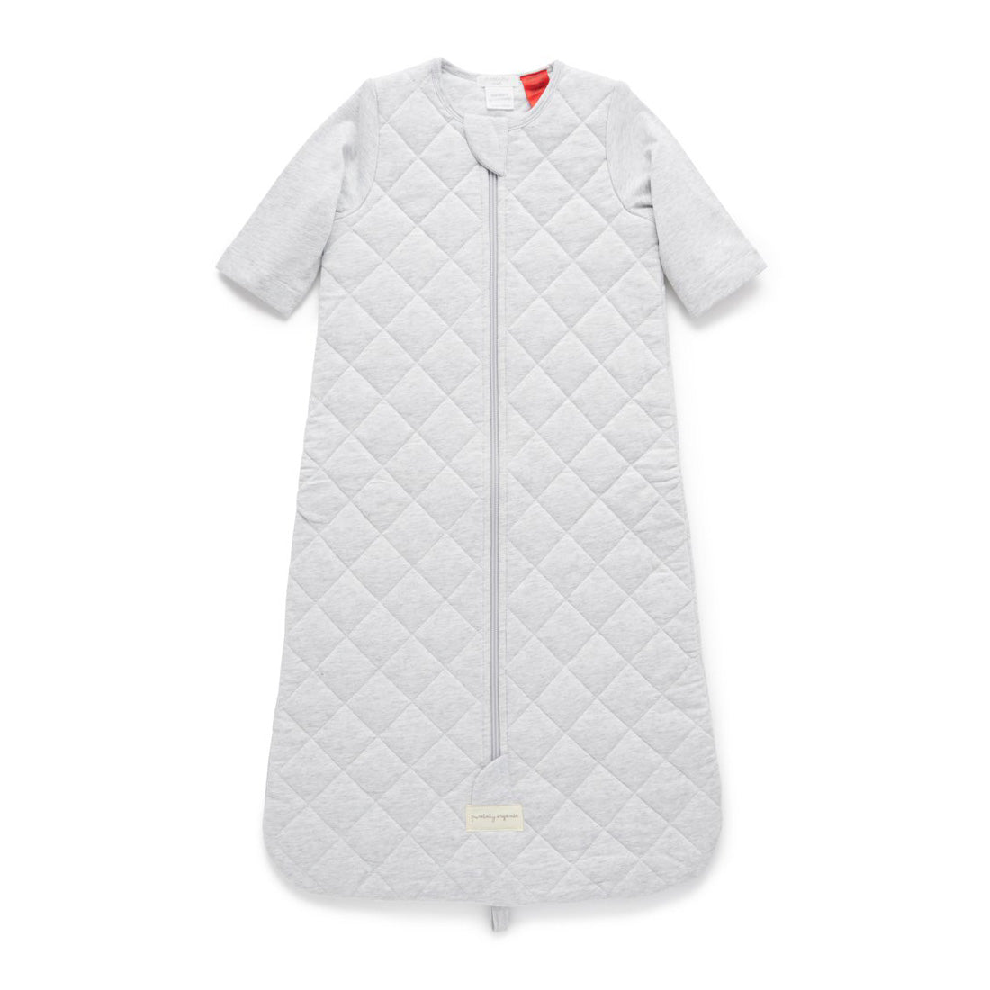 PureBaby Long Sleeve Sleepbag 2.0 TOG Pale Grey Melange Babies R Us Australia