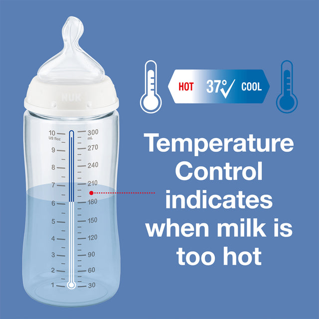 NUK First Choice+ Temperature Control 300ml Baby Bottle 3pack