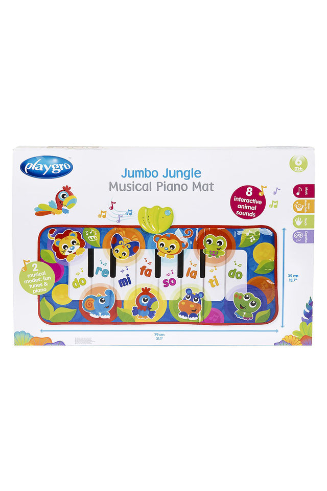 Playgro Jumbo Jungle Musical Piano Mat