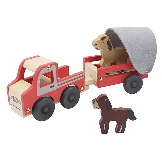 Kaper Kidz Wooden Truck with Horse Float