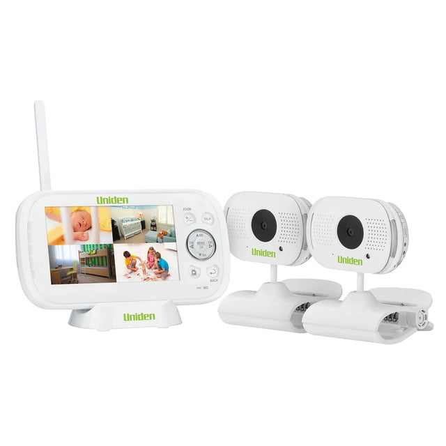 Uniden BW3102 4.3" Digital Wireless Baby Video Monitor With 2 Cameras