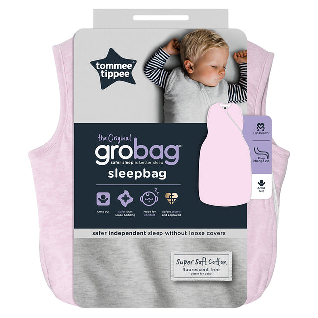 Tommee Tippee Grobag Independent Sleep Bag 2.5 TOG Pink