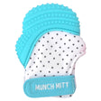 Malarkey Munch Mitt Teething Mitten - Aqua Blue