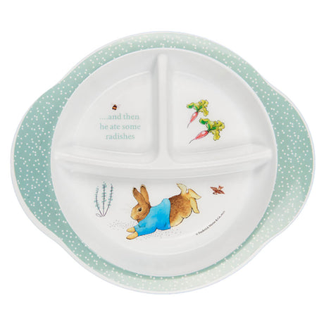 Beatrix Potter Peter Rabbit Section Plate Suction Base