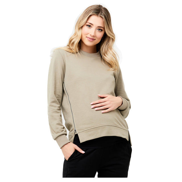 Ripe Donna Nursing Jumper - Olive