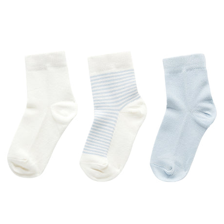 PureBaby 3 Sock Pack - Pale Blue