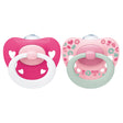 NUK Signature Silicone Soother 6-18 Months Girl