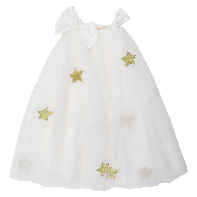 Minihaha Star Dress, White