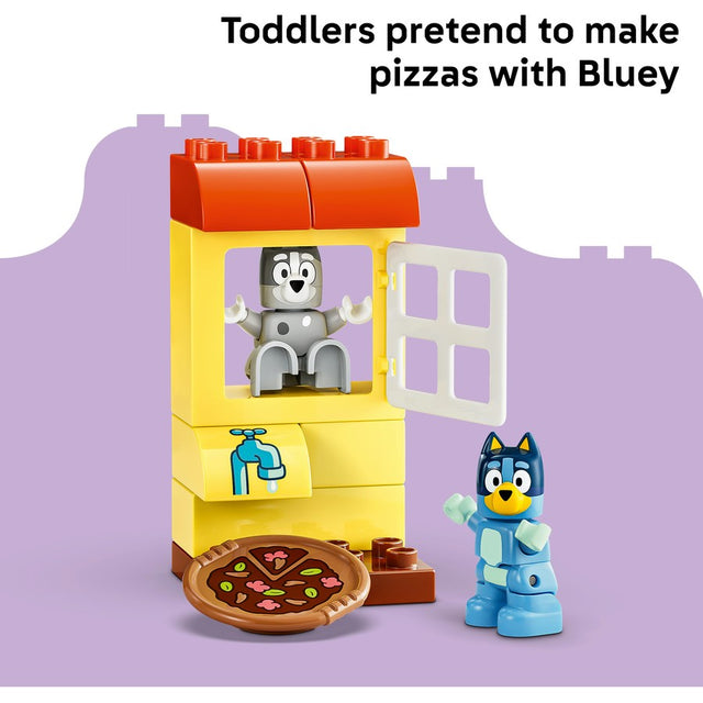 LEGO DUPLO Pizza Girls with Muffin and Bluey 10469