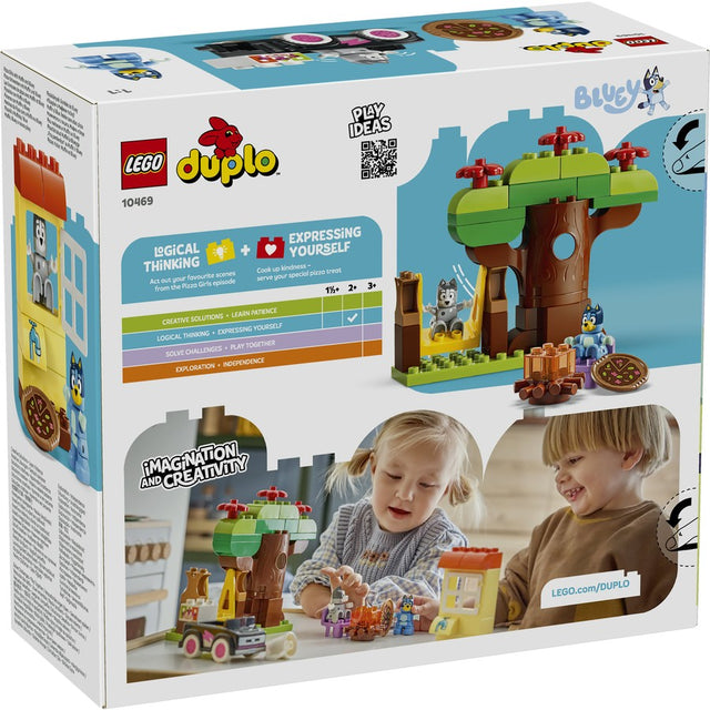 LEGO DUPLO Pizza Girls with Muffin and Bluey 10469