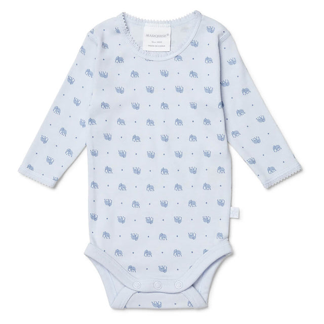 Marquise Long Sleeve Bodyspenser 2-Pack - Elephant