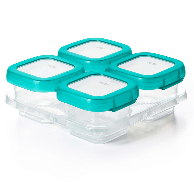 Baby Blocks Freezer Storage Containers Set