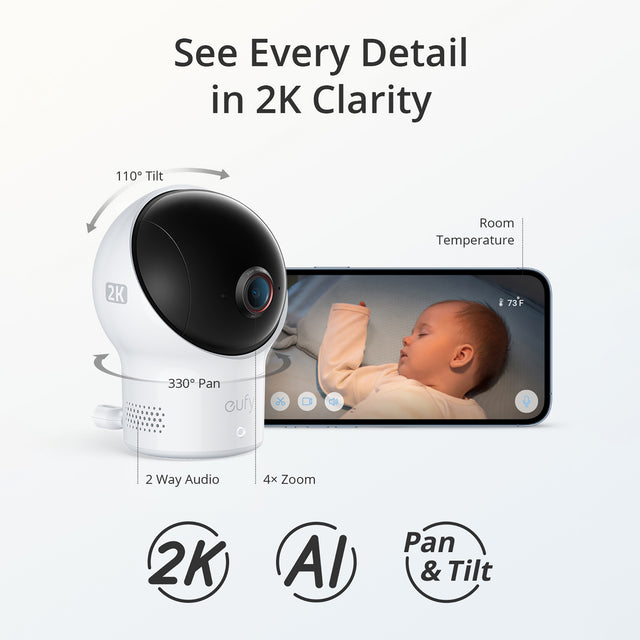 Eufy Baby Wifi Baby Monitor 2K