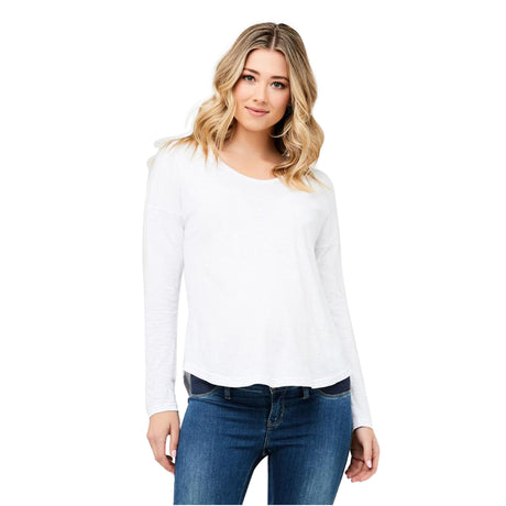 Ripe Jaiden Long Sleeve Tee - White