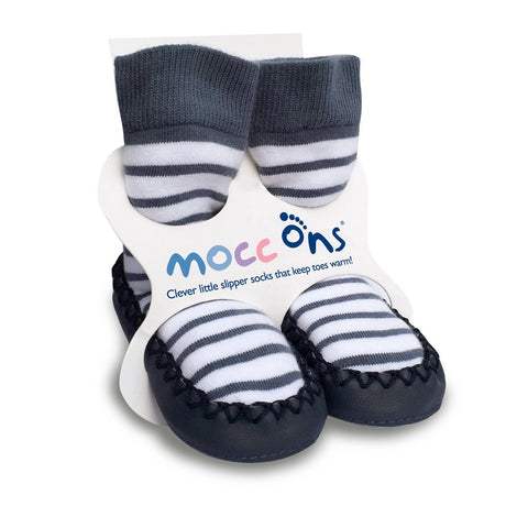 Sock Ons Mocc Ons Nautical Stripe