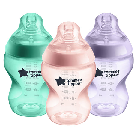 Tommee Tippee Colour My World Feeding Bottles 260ml 3pk