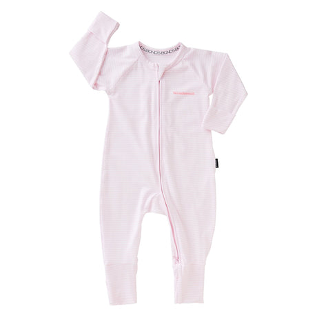 Bonds Zip Wondersuit - Ballet Pink/White