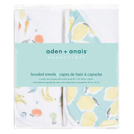 Aden & Anais Farm to Table 2 Pack Hooded Towels Set