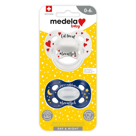 Medela Baby Soother Classic Day & Night Two Pack