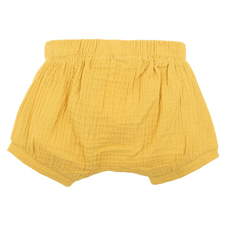 Bebe Crinkle Shorts Mustard