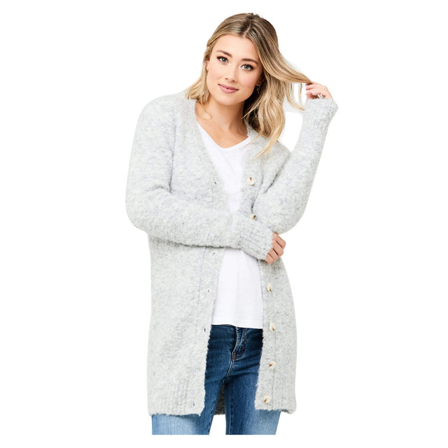 Ripe Jilly Knit Cardigan - Grey Marle