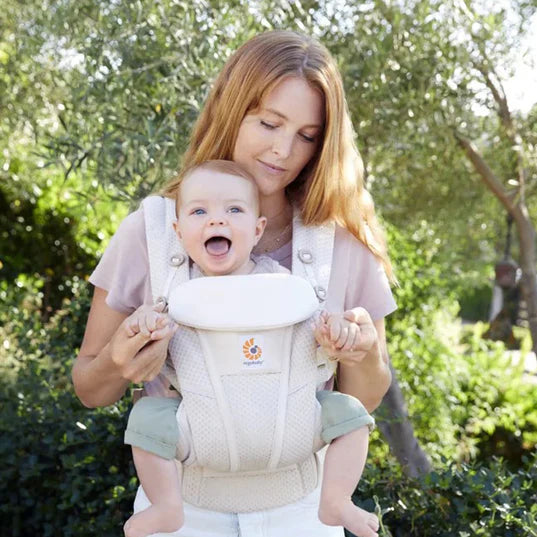 ergobaby carrier australia Ergobaby Omni Breeze Baby Carrier Natural Beige – Babies R Us Australia