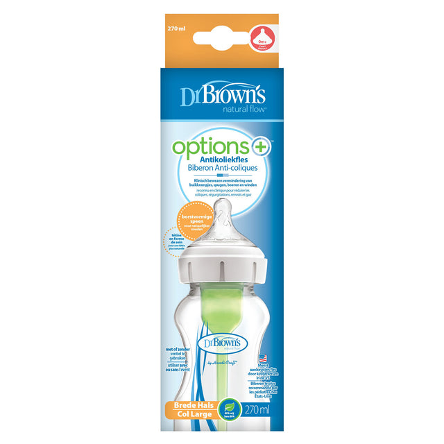 Dr Browns Options Wide Neck Anti-Colic Feeding Bottle