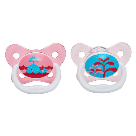 Dr Browns Animal Soother Pink Butterfly 0-6 Months 2 Pack