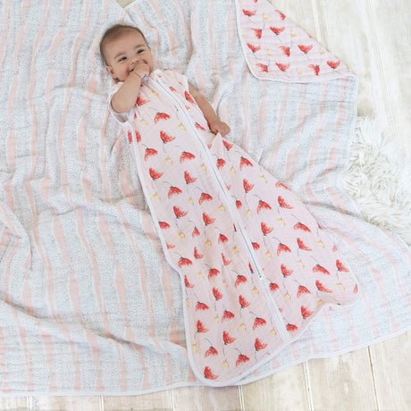 Aden & Anais Picked For You Poppies Classic Sleeping Bag 1Tog