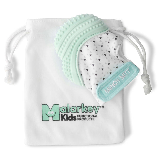 Malarkey Munch Mitt Teething Mitten - Mint Green