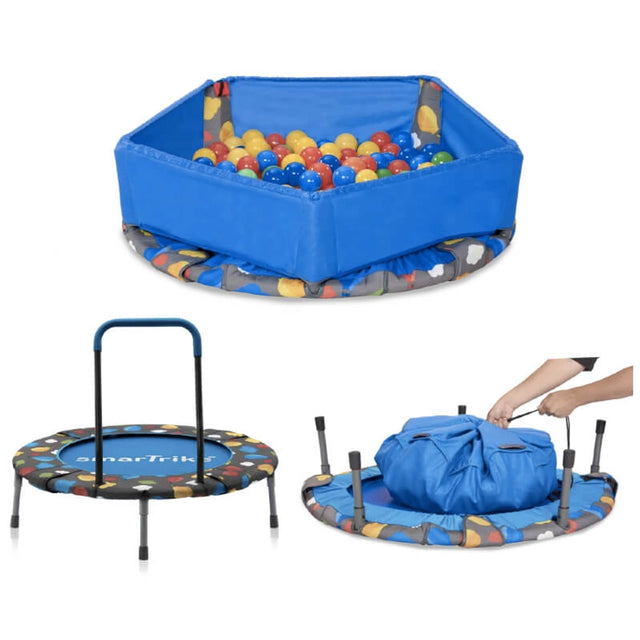 SmarTrike 3-in-1 Activity Center Trampoline - Blue