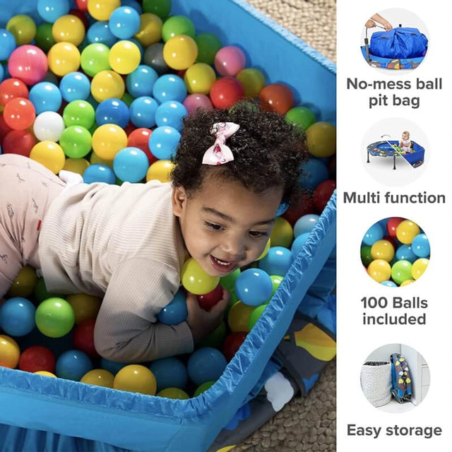 SmarTrike 3-in-1 Activity Center Trampoline - Blue