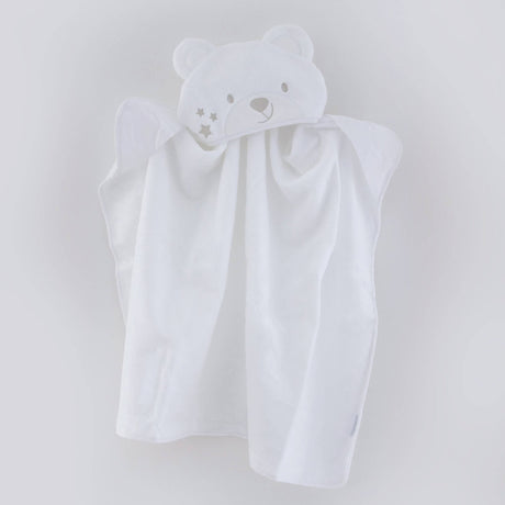 Bubba Blue Wish Upon A Star Novelty Bath Towel White