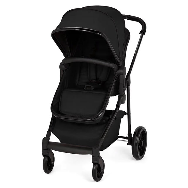 Ickle Bubba Moon All In One Four Wheel Pram Black & Black