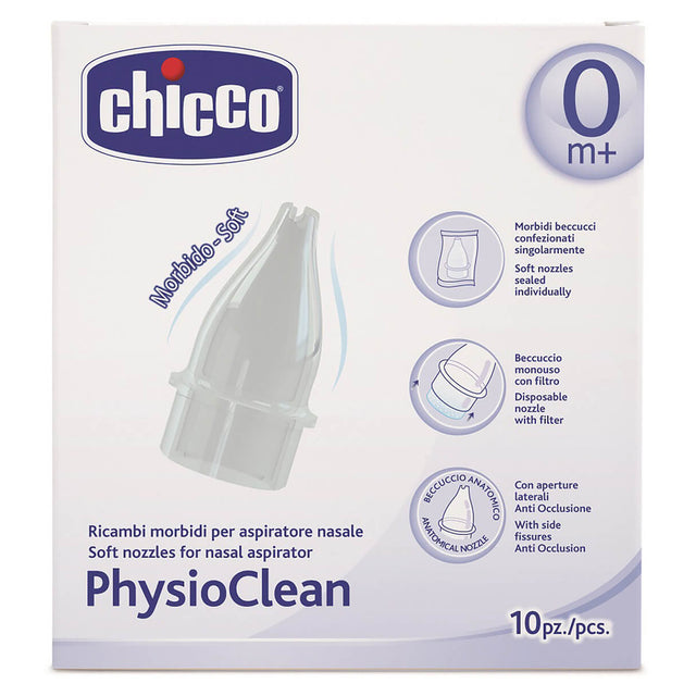 Chicco Soft Nozzles for Nasal Aspirator 10 Pack