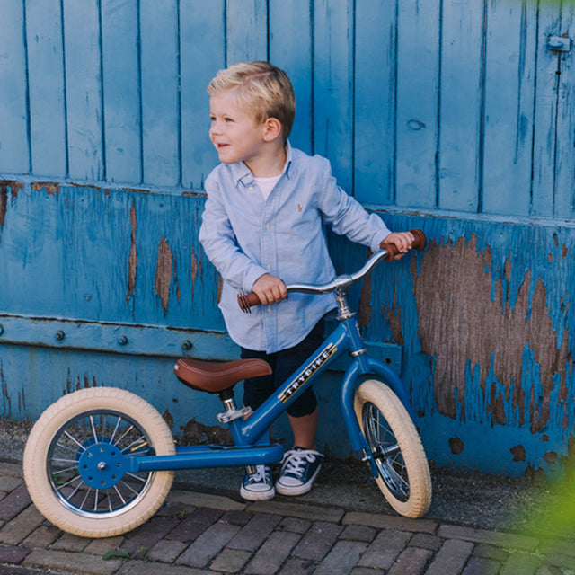 Trybike Vintage Blue 2 in 1 Balance Bike