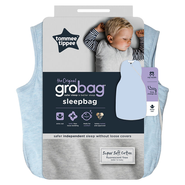 Tommee Tippee Grobag Independent Sleep Bag 1.0 TOG, Blue