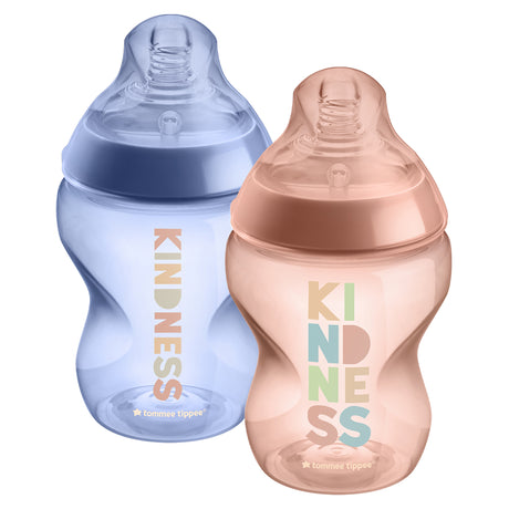 Tommee Tippee Decorated Anti-Colic Feeding Bottles 260ml 2 Pack