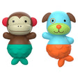 Skip Hop Zoo Monkey & Dog Mix & Match Flippers