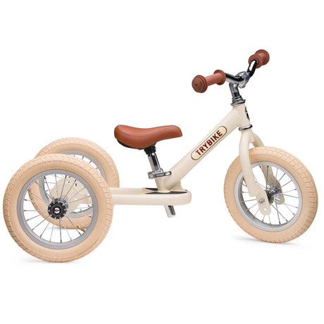 Trybike Vintage Cream 2 in 1 Balance Bike