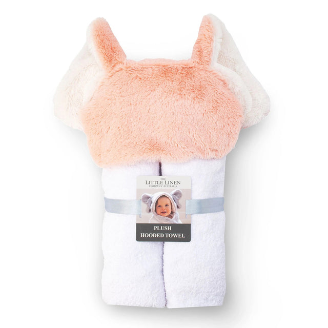 Little Linen Plush Hooded Towel