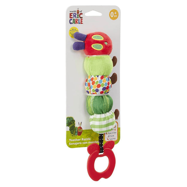 The Very Hungry Caterpillar Teether Rattle 20cm