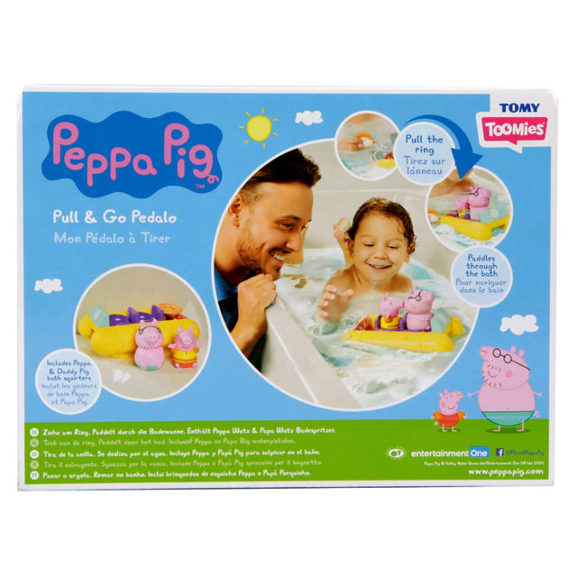 TOMY Toomies Peppa Pig - Peppa Pull & Go Pedalo