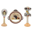 Woodland Wooden 3pcs Musical Set Hedgehog