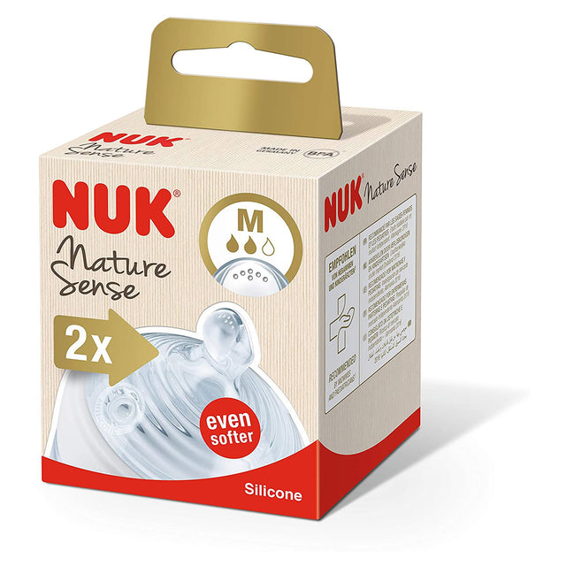 NUK First Choice Plus Teat 2 Pack - Medium 6-18 Months