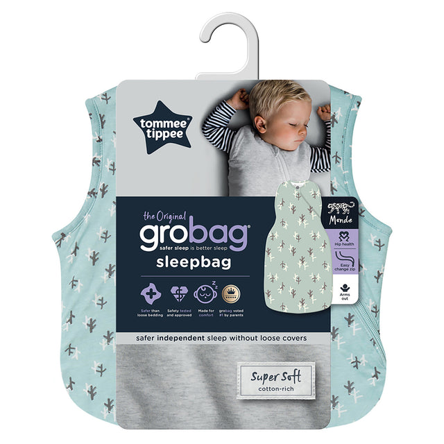 Tommee Tippee Grobag Independent Sleep Bag 1.0 TOG Treasure Trees Blue