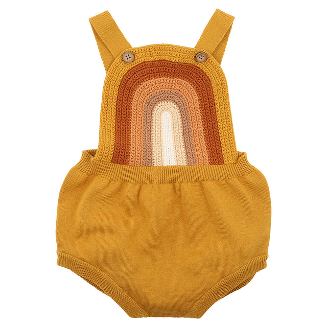 Bebe Knitted Romper Natural