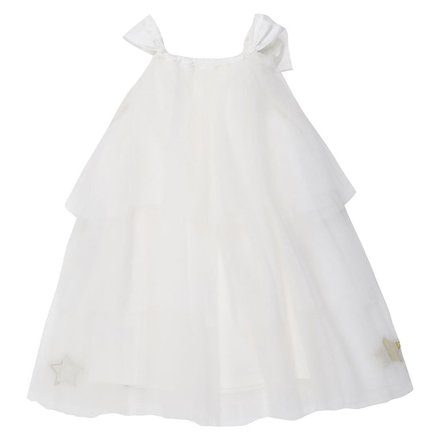 Minihaha Star Dress, White