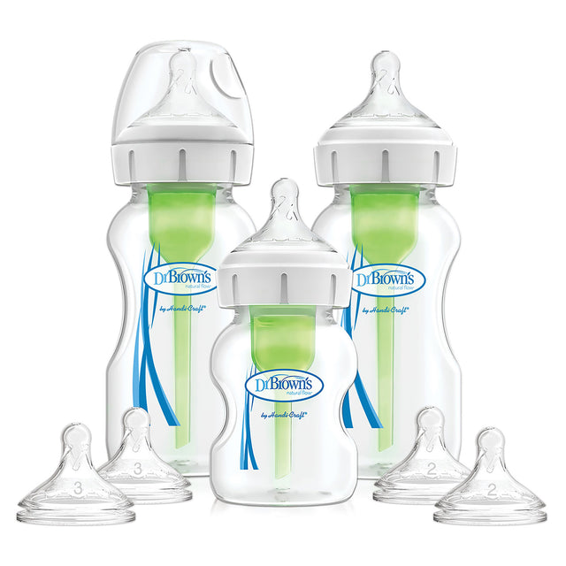 Dr Browns Options Wide Neck Anti-Colic Bottle Starter Kit