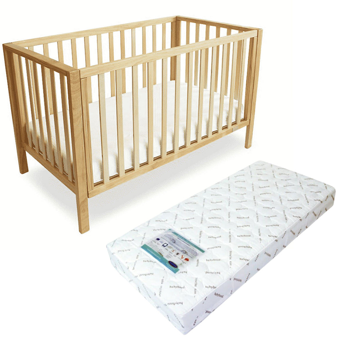 Babyhood Lulu Cot Orthopedic Mattress Deal